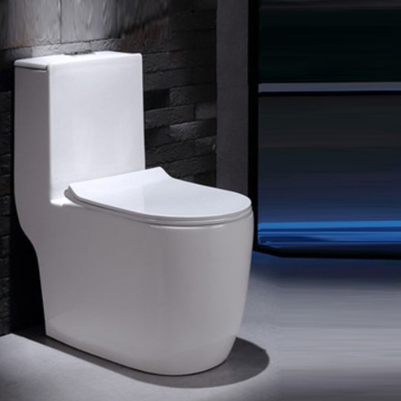 Porcelain Modern Toilet Floor Mounted One Piece Toilet Bowl Toilet