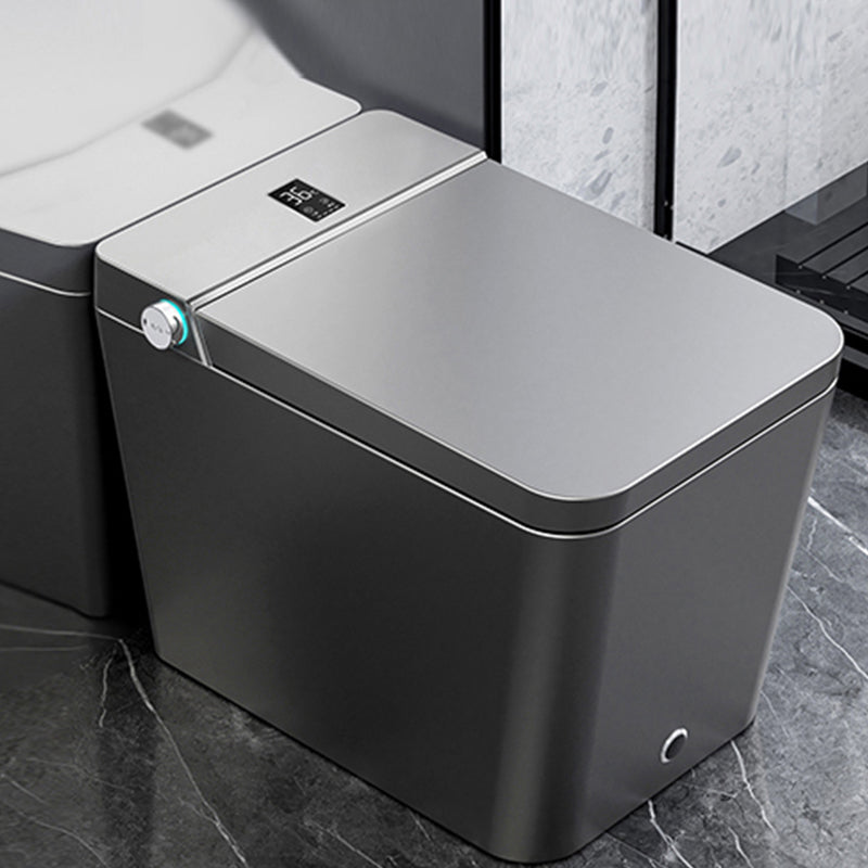 Modern Floor Mount Flush Toilet Siphon Jet Urine Toilet with Heated Seat for Bathroom