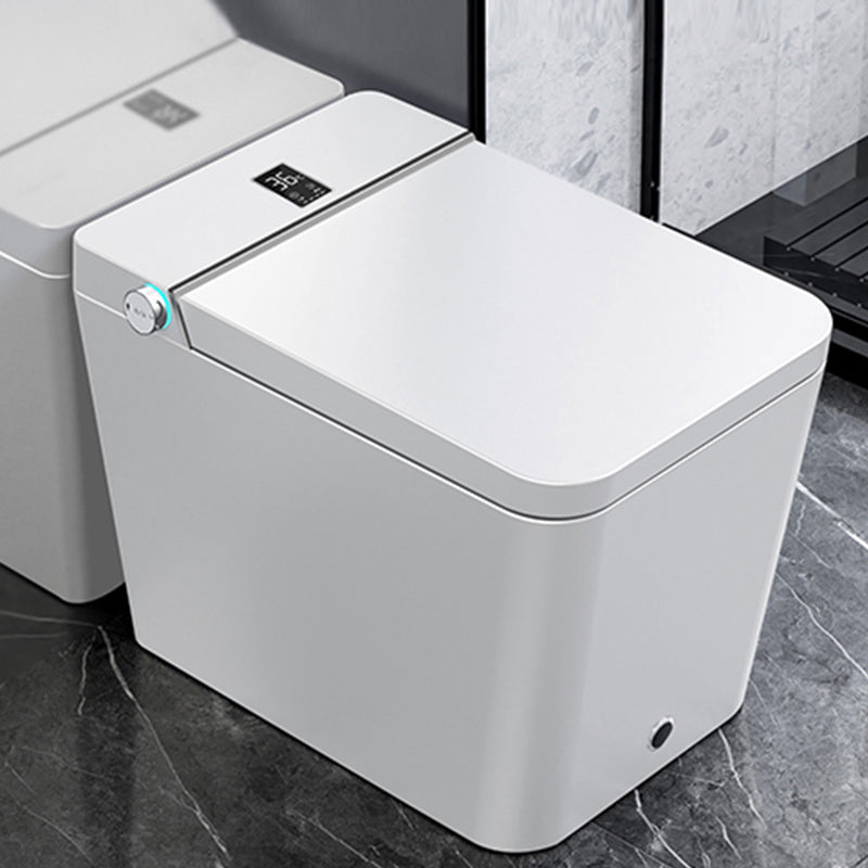 Modern Floor Mount Flush Toilet Siphon Jet Urine Toilet with Heated Seat for Bathroom