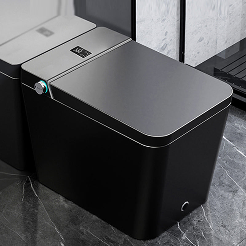 Modern Floor Mount Flush Toilet Siphon Jet Urine Toilet with Heated Seat for Bathroom