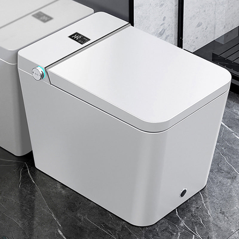 Modern Floor Mount Flush Toilet Siphon Jet Urine Toilet with Heated Seat for Bathroom