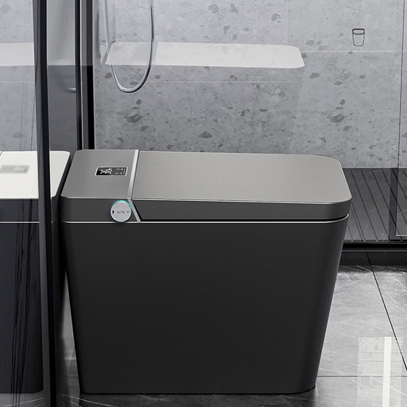 Modern Floor Mount Flush Toilet Siphon Jet Urine Toilet with Heated Seat for Bathroom