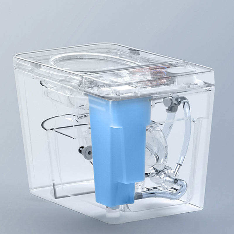 Modern Floor Mount Flush Toilet Siphon Jet Urine Toilet with Heated Seat for Bathroom