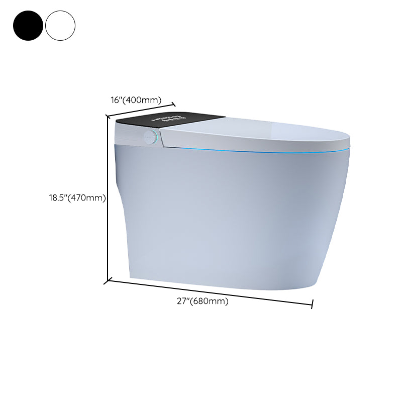 Modern Toilet Bowl One Piece Toilet Floor Mounted Siphon Jet Porcelain Toilet