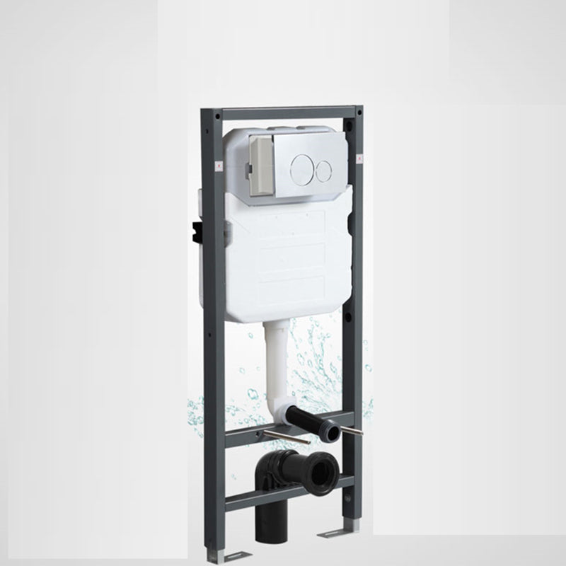 Modern Wall Mount Toilet White Toilet Bowl with Seat for Washroom