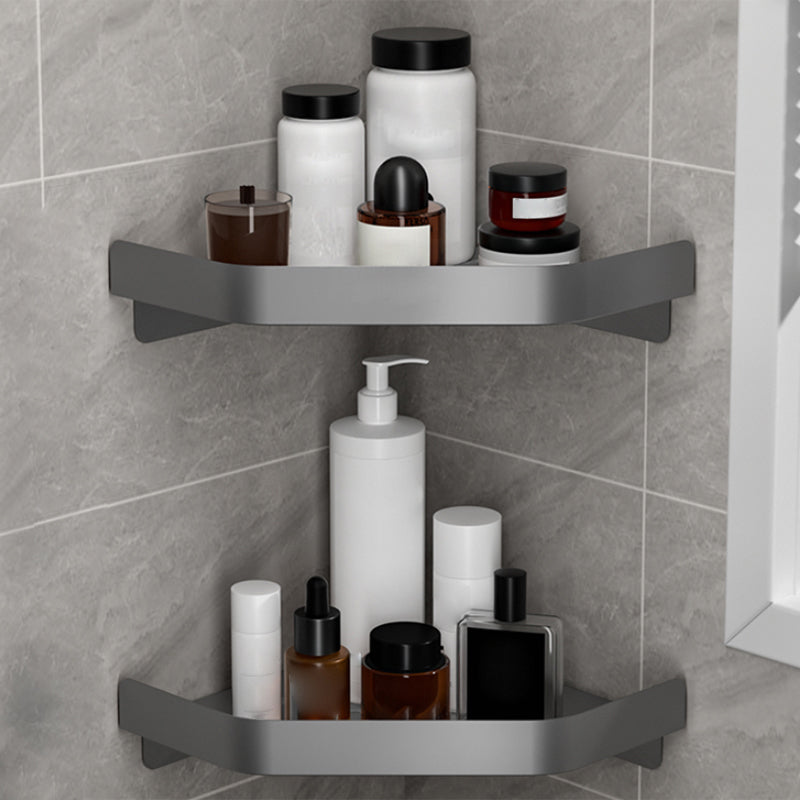 Modern Grey Bath Hardware Set Towel Bar Paper Holder Bathroom Accessory Kit