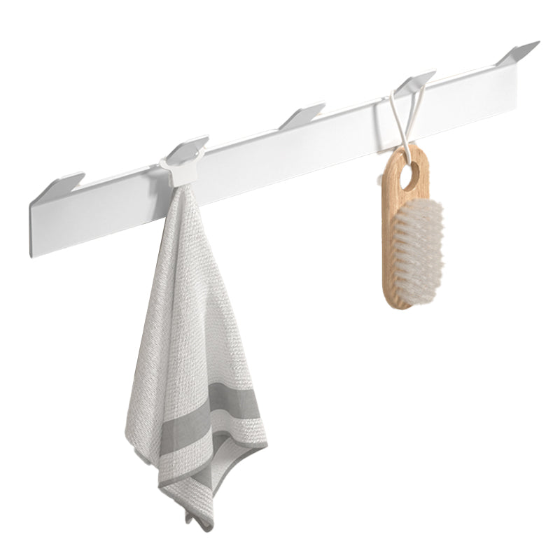 Modern White Bath Hardware Set Bath Shelf Paper Holder Bathroom Accessory Kit