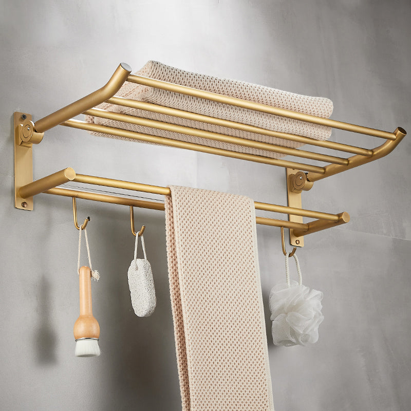 Modern Bathroom Accessory Kit Paper Holder Bath Shelf Gold Bath Hardware Set