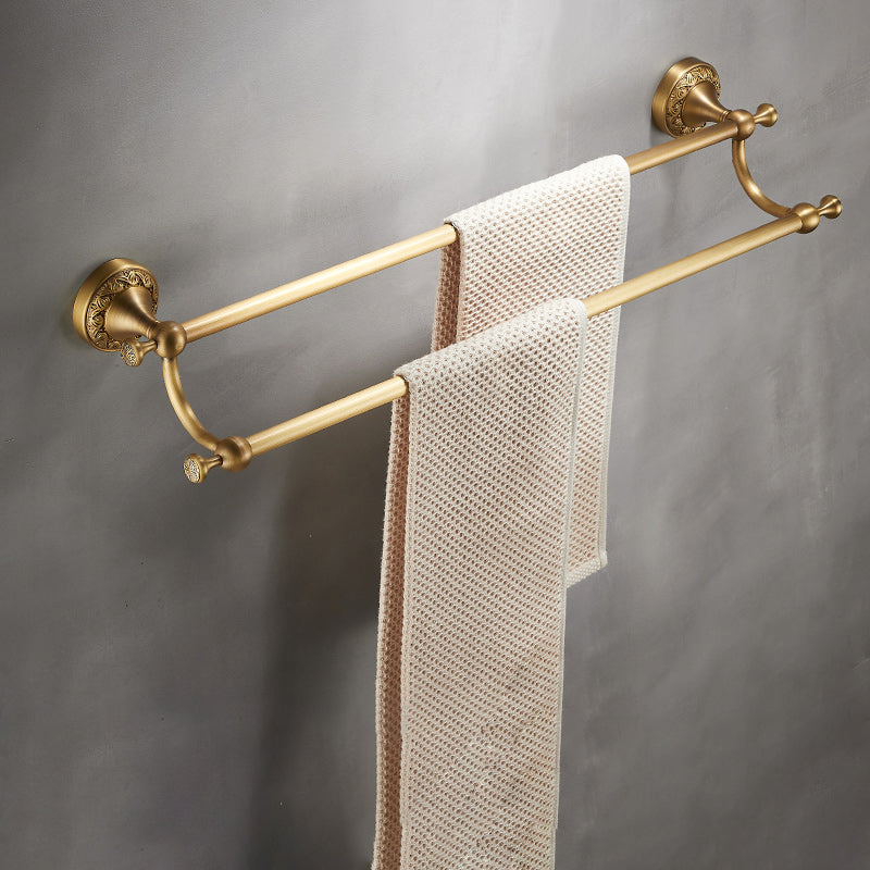 Modern Bathroom Accessory Kit Paper Holder Bath Shelf Gold Bath Hardware Set