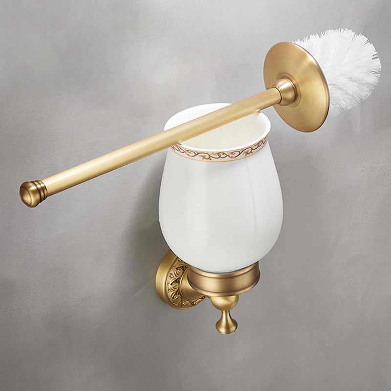 Modern Bathroom Accessory Kit Paper Holder Bath Shelf Gold Bath Hardware Set