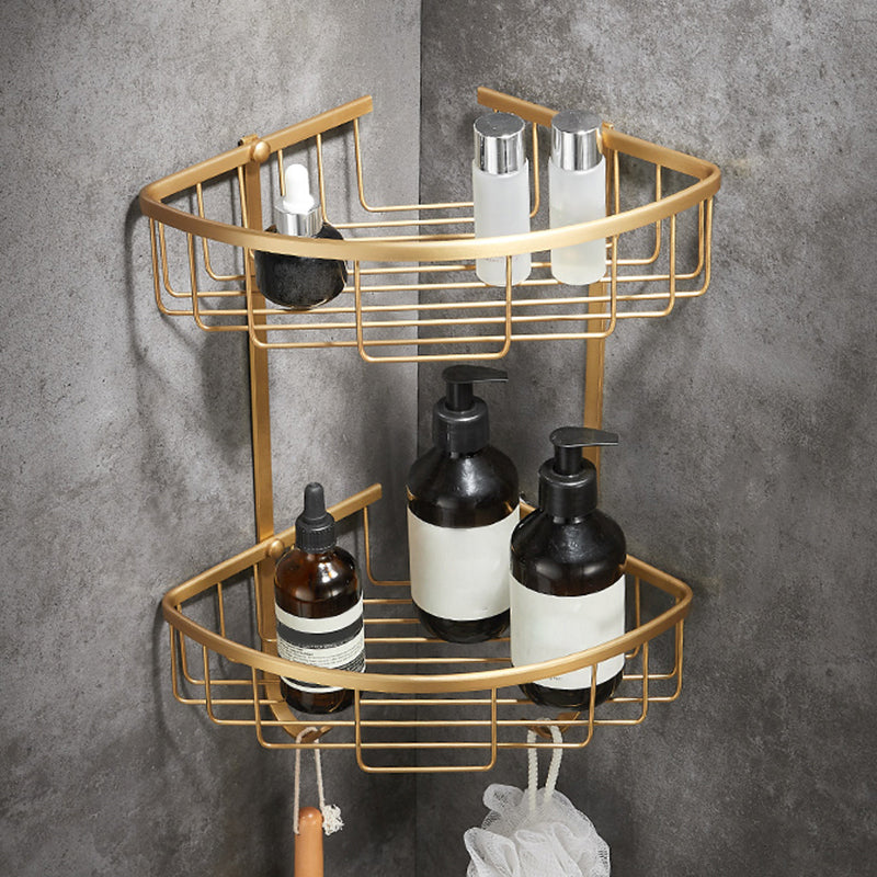 Modern Bathroom Accessory Kit Paper Holder Bath Shelf Gold Bath Hardware Set