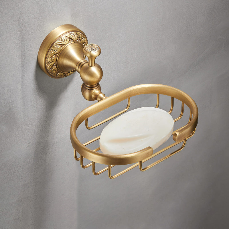 Modern Bathroom Accessory Kit Paper Holder Bath Shelf Gold Bath Hardware Set