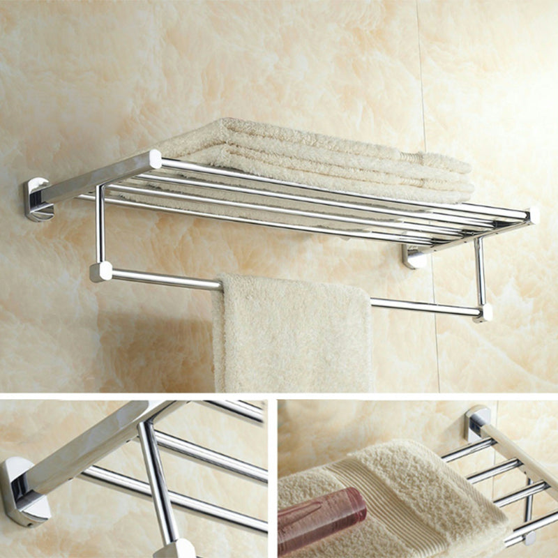 Modern Bathroom Accessory Kit Paper Holder Towel Bar Stainless Steel Bathroom Set