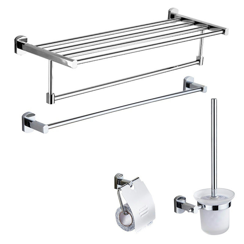 Modern Bathroom Accessory Kit Paper Holder Towel Bar Stainless Steel Bathroom Set