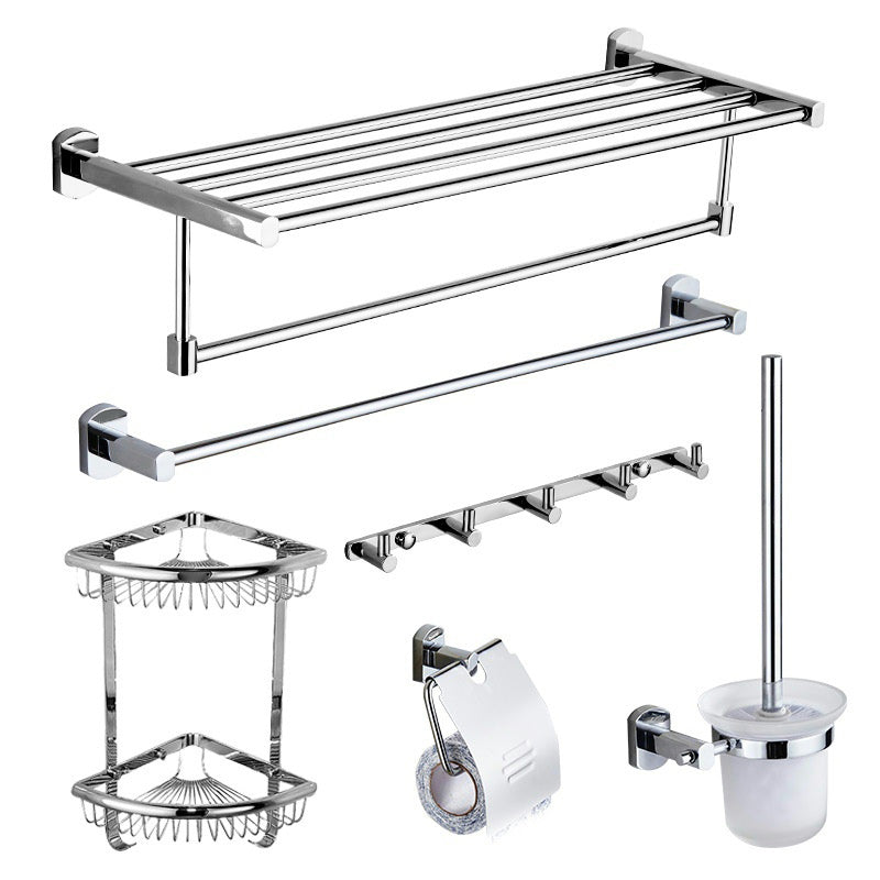 Modern Bathroom Accessory Kit Paper Holder Towel Bar Stainless Steel Bathroom Set