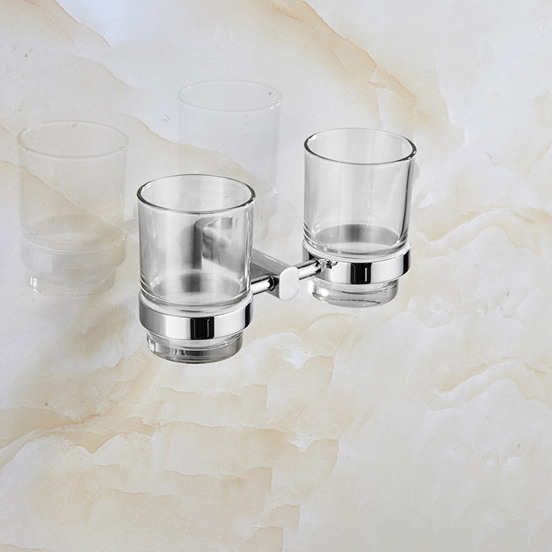 Modern Bathroom Accessory Kit Paper Holder Towel Bar Stainless Steel Bathroom Set