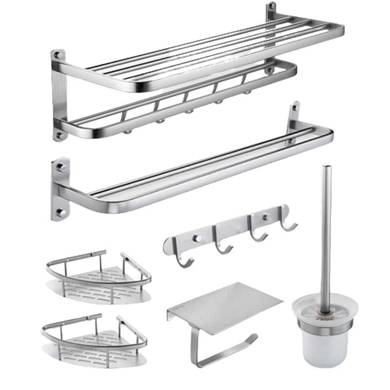 Modern Bathroom Set Paper Holder Bath Shelf Stainless Steel Bathroom Accessory Kit