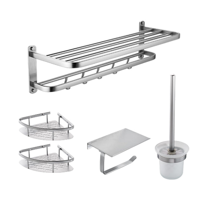 Modern Bathroom Set Paper Holder Bath Shelf Stainless Steel Bathroom Accessory Kit
