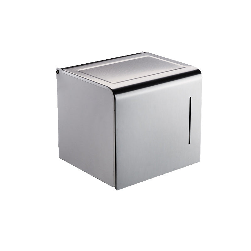 7 Piece Bathroom Accessory Set Modern Aluminum Bathroom Set in Silver