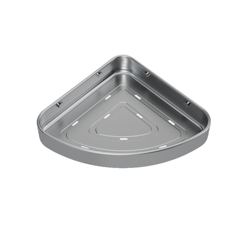 7 Piece Bathroom Accessory Set Modern Aluminum Bathroom Set in Silver