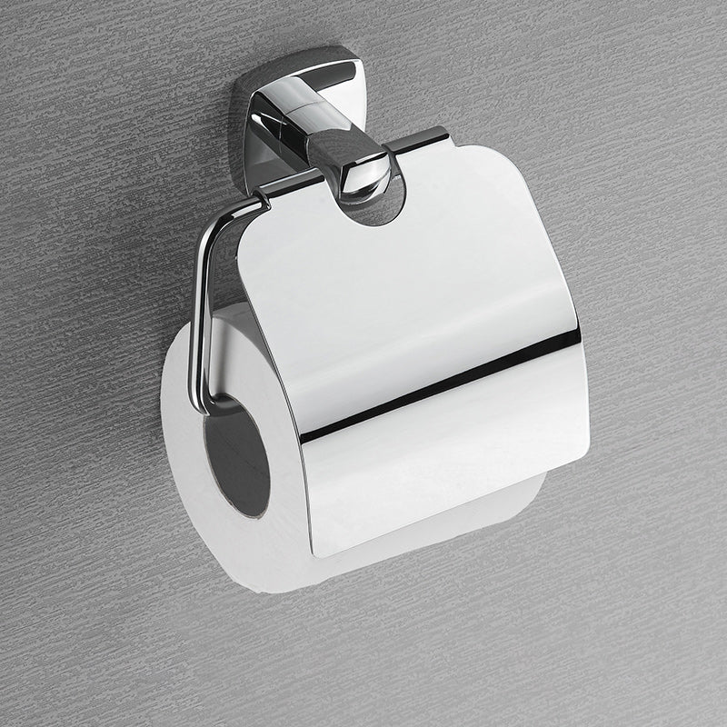 Polished Chrome Modernism Bathroom Accessory Set Bath Shelf/ Towel Bar/Robe Hooks Included