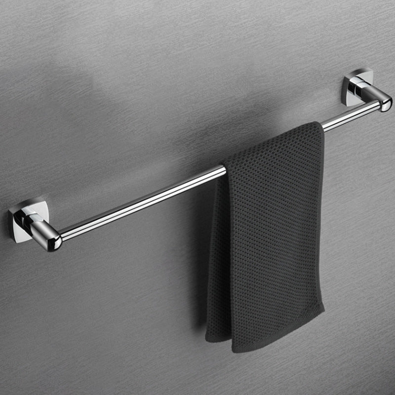 Polished Chrome Modernism Bathroom Accessory Set Bath Shelf/ Towel Bar/Robe Hooks Included