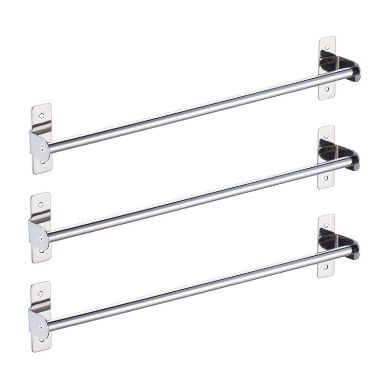 3-Piece Stainless Steel Bathroom Accessory Set Modern Chrome Slipper Stand