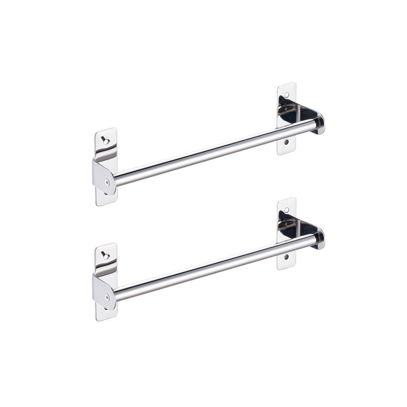 3-Piece Stainless Steel Bathroom Accessory Set Modern Chrome Slipper Stand