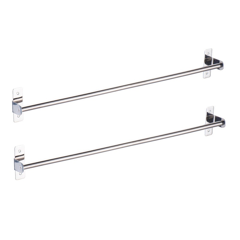 3-Piece Stainless Steel Bathroom Accessory Set Modern Chrome Slipper Stand