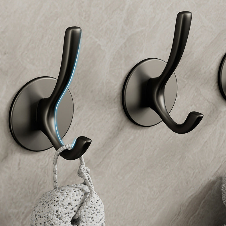 10 Piece Bathroom Accessory Set Modern Matte Grey Robe Hooks
