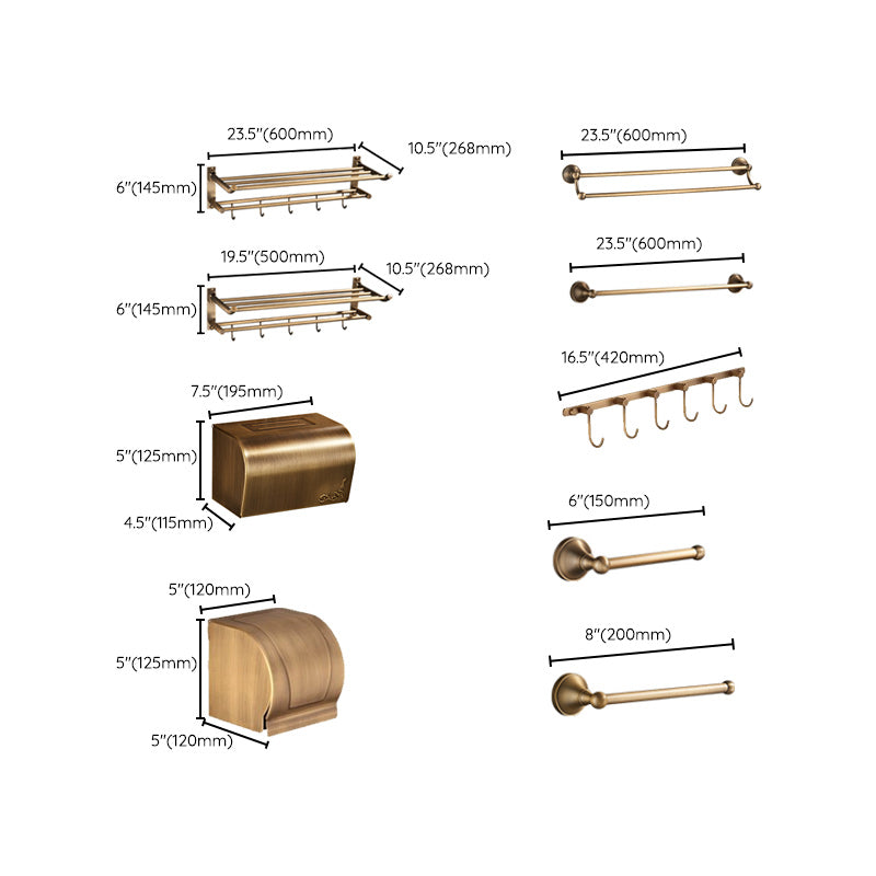 Vintage Bronze Bathroom Set Traditional Bathroom Accessory as Individual or as a Set