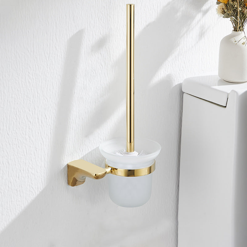 2 Piece Metal Bathroom Accessory Set Traditional Toilet Brush and Holder Set