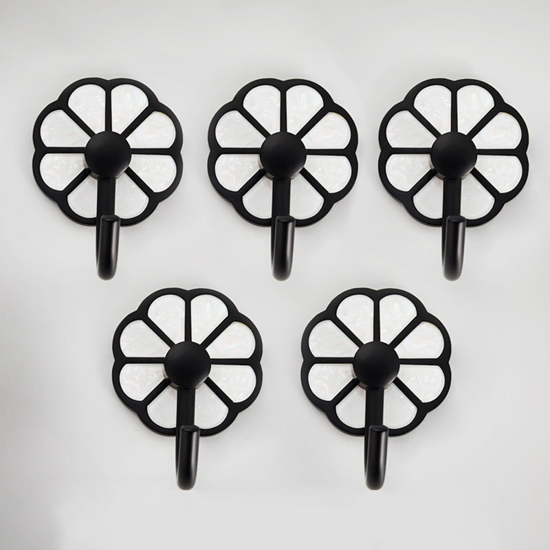 Polished 10 Piece Bathroom Accessory Set Metal Corrosion-resistant Robe Hook