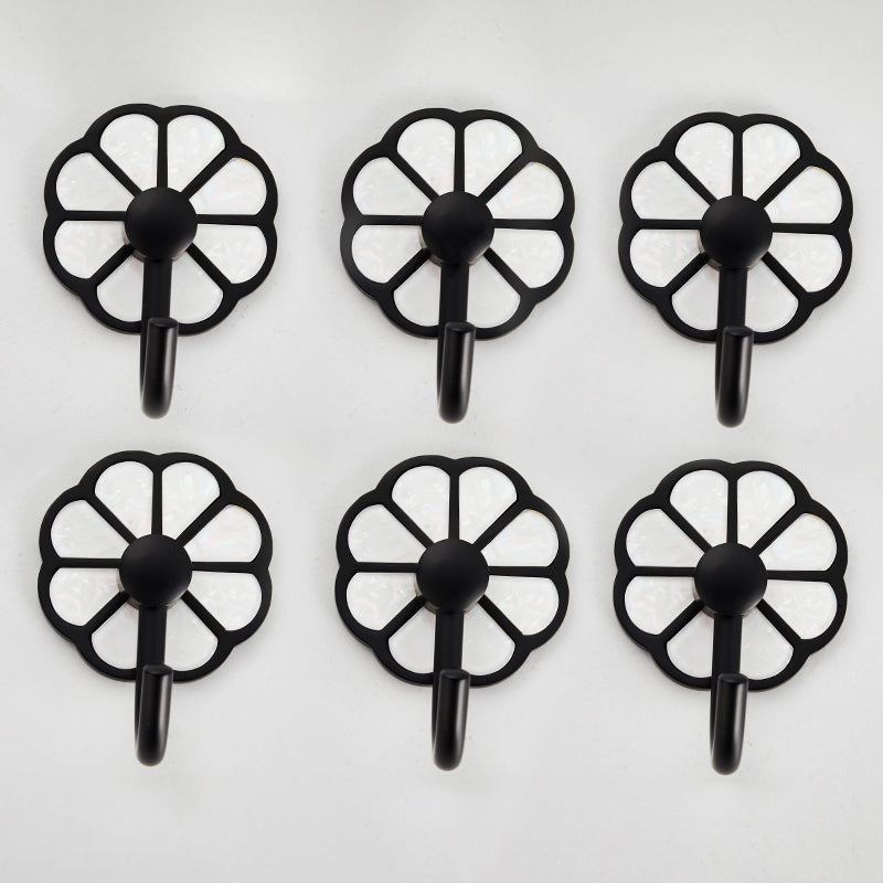 Polished 10 Piece Bathroom Accessory Set Metal Corrosion-resistant Robe Hook