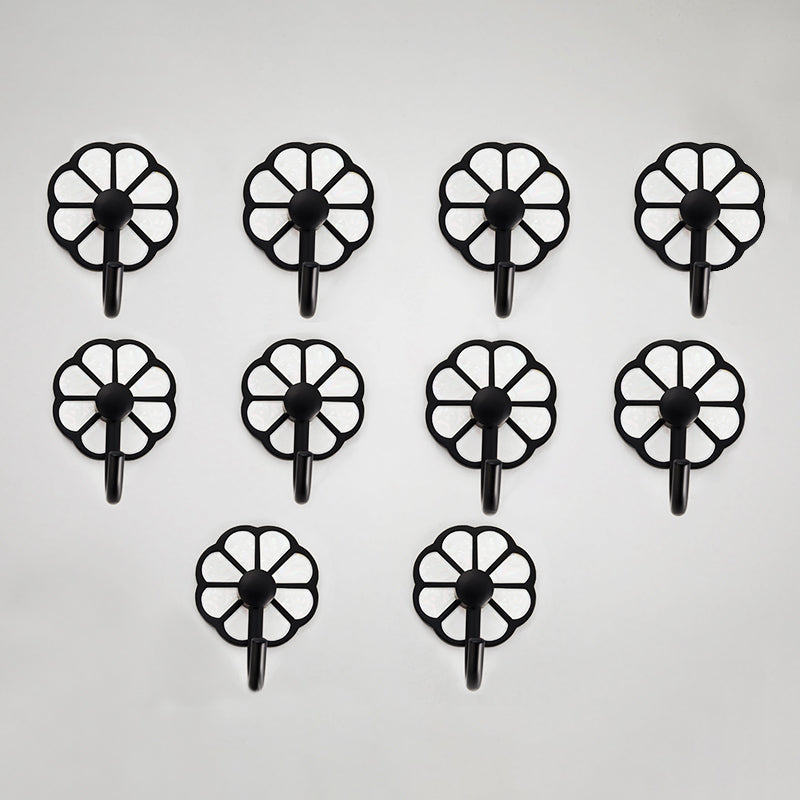 Polished 10 Piece Bathroom Accessory Set Metal Corrosion-resistant Robe Hook