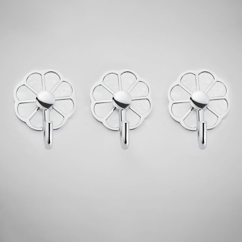 Polished 10 Piece Bathroom Accessory Set Metal Corrosion-resistant Robe Hook