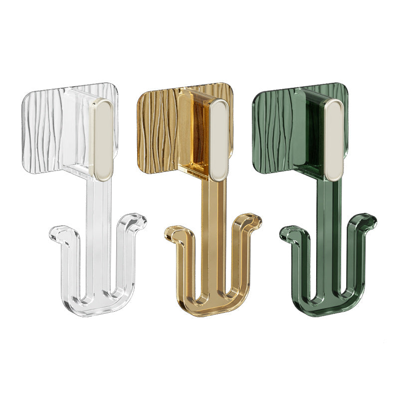 5 Piece Bathroom Hardware Set 6.29" Tall Robe Hooks in Modern Style