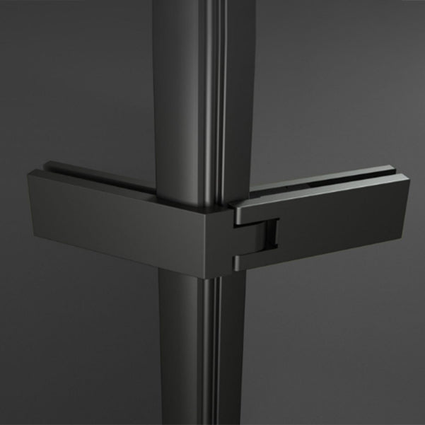 Left Hinged Framed Tempered Shower Enclosure with Fixed Panel