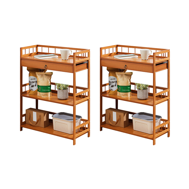 11" Wide Contemporary Corner Table Rectangular Accent Side Table with Storage