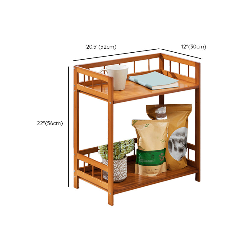 11" Wide Contemporary Corner Table Rectangular Accent Side Table with Storage