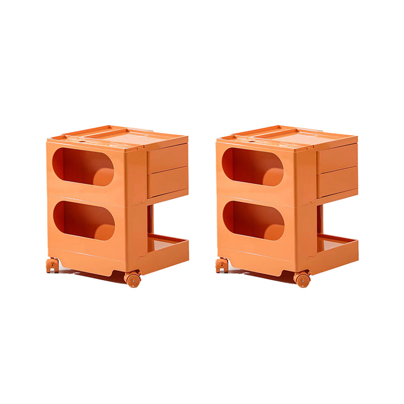 Modern Accent Side Table Square Metal Living Room Corner Table