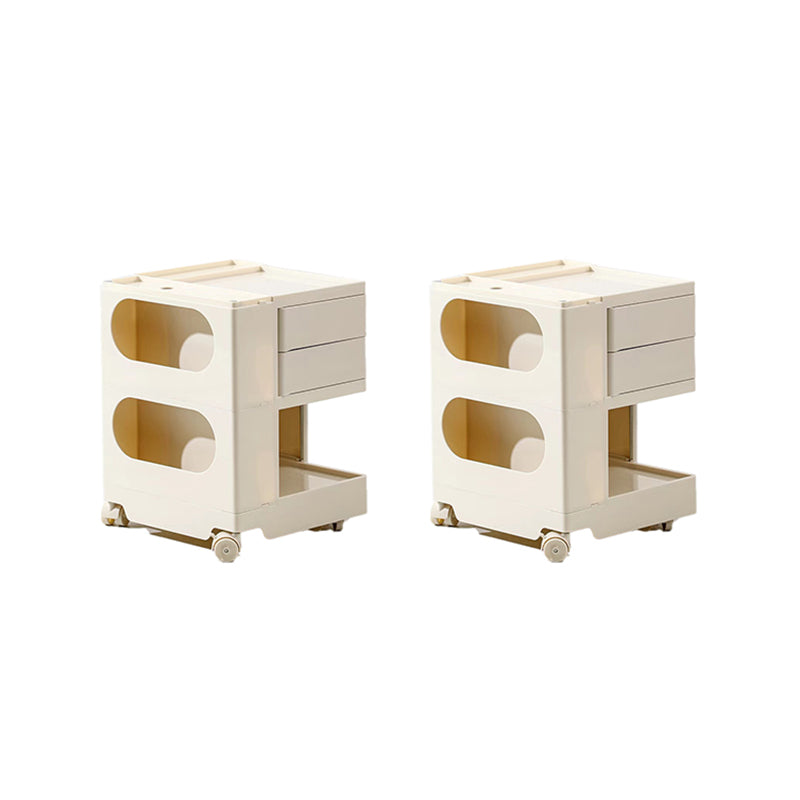 Modern Accent Side Table Square Metal Living Room Corner Table