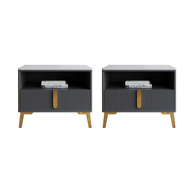 Modernistic Rectangular End Table Wooden Sofa Side Accent Table
