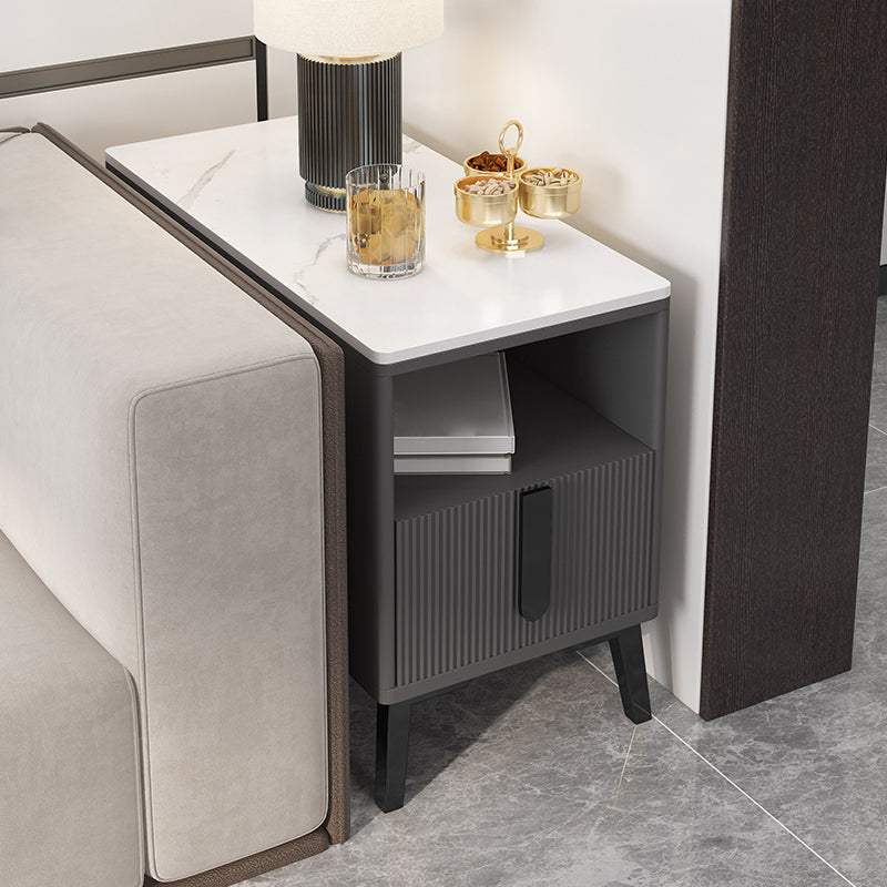 Modernistic Rectangular End Table Wooden Sofa Side Accent Table
