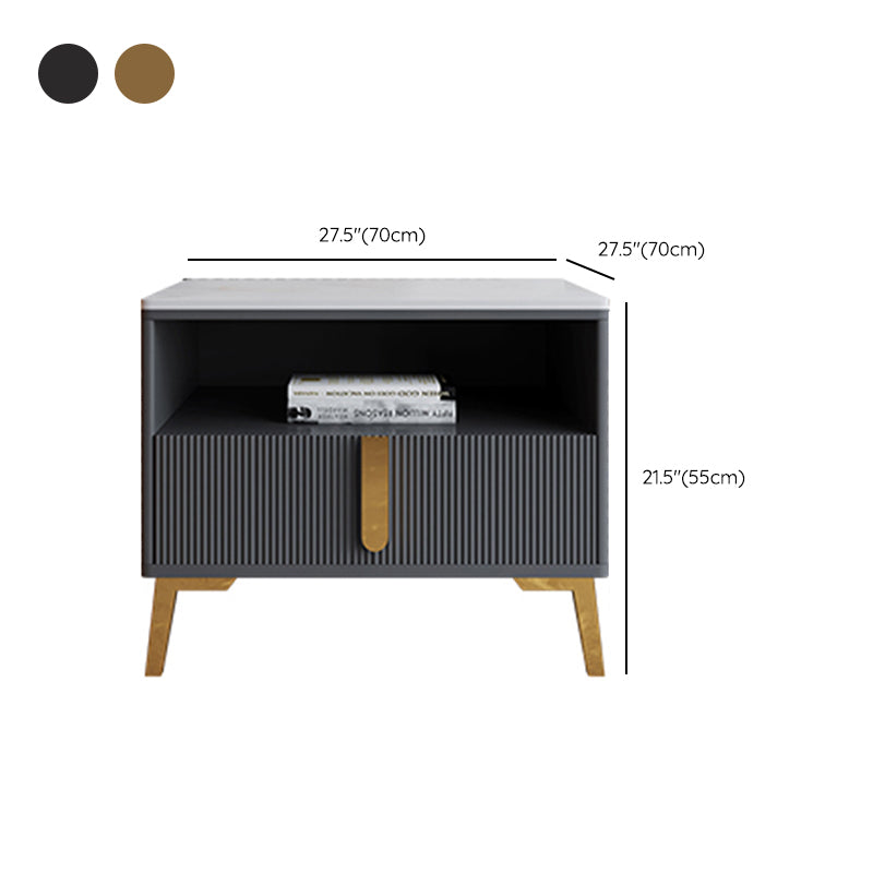 Modernistic Rectangular End Table Wooden Sofa Side Accent Table