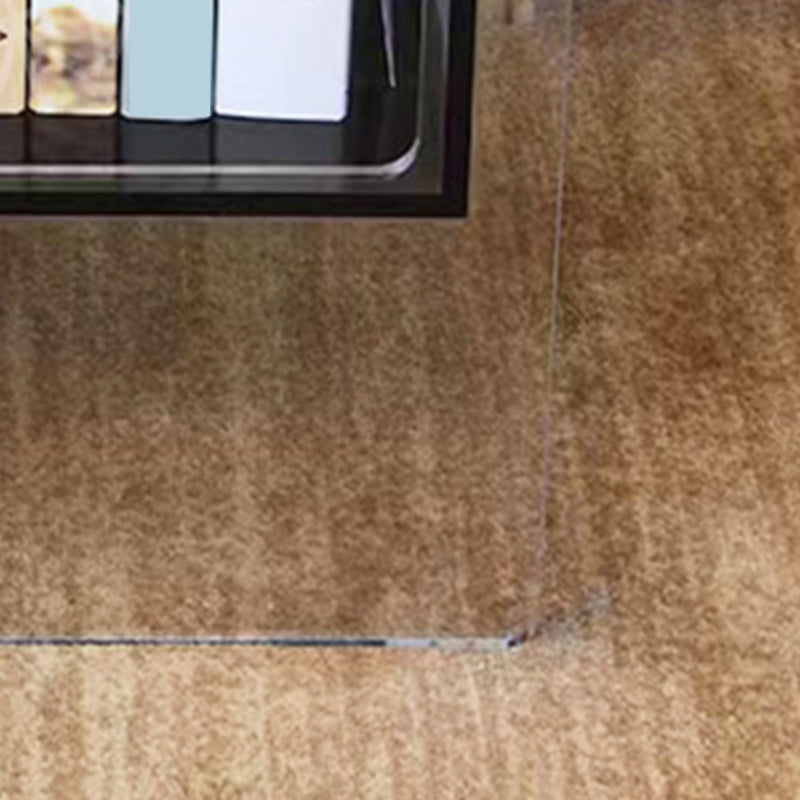 Modernistic Plastic Rectangular End Table Double Tier Corner Table with Storage