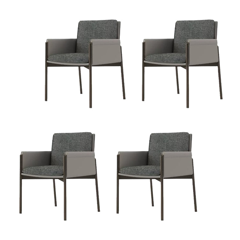 Industrial Upholstered Arm Chair Parsons Dining Room Dining Chair