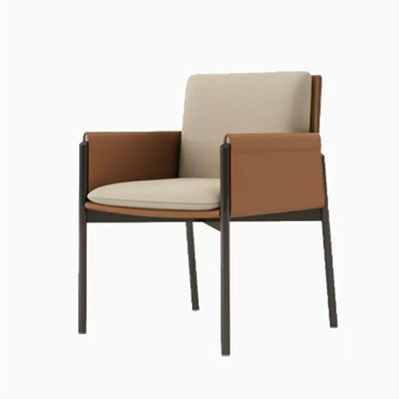Industrial Upholstered Arm Chair Parsons Dining Room Dining Chair