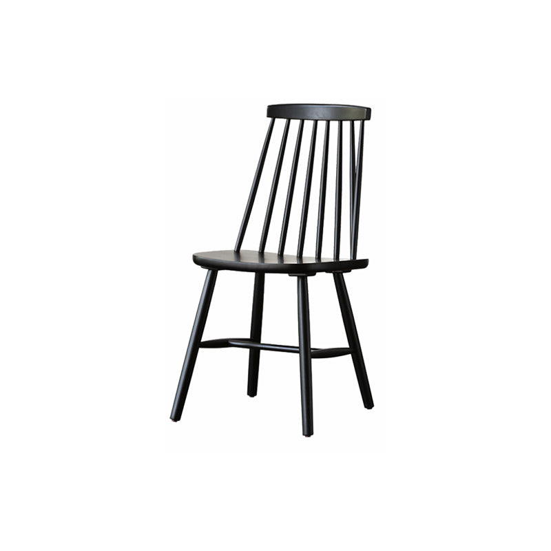 Dining Room Armless Dining Chair Home Slat Back Solid Wood Chair