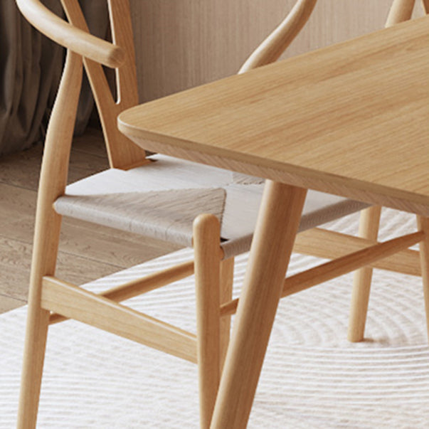 Solid Wood Furniture with Chairs 1/2/3/5 Pcs Modern Dinette Set for Home Use